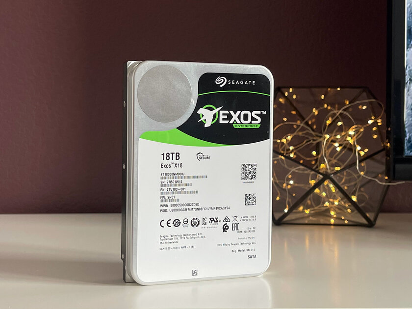 Обзор Seagate Exos X18 и Exos 7E8. HDD на 18 ТБ, который спасёт цифровой мир, против своего собрата