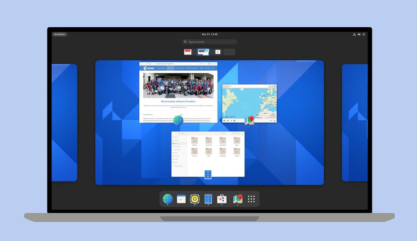 Вышел GNOME 40: обновлённый дизайн, горизонтальная док-панель и прочие нововведения Вышел GNOME 40: обновлённый дизайн, горизонтальная док-панель и прочие нововведения