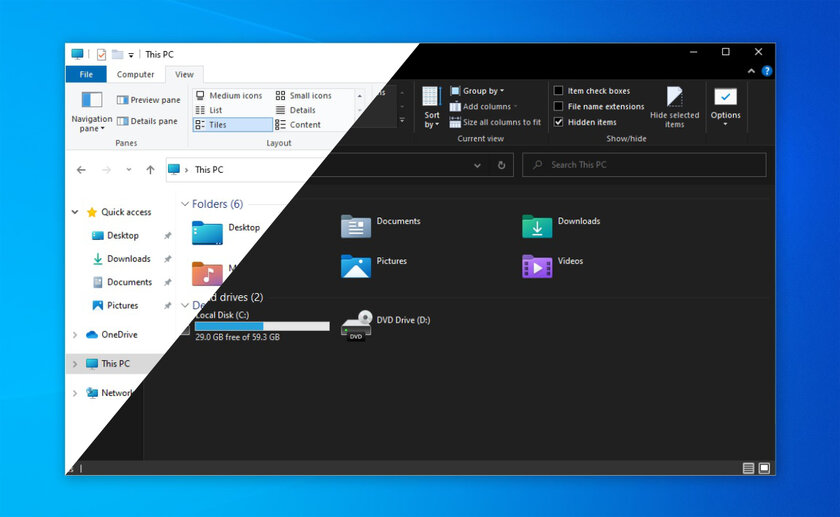 Новый «Проводник» в Windows 10 против старого: как изменится файловый менеджер