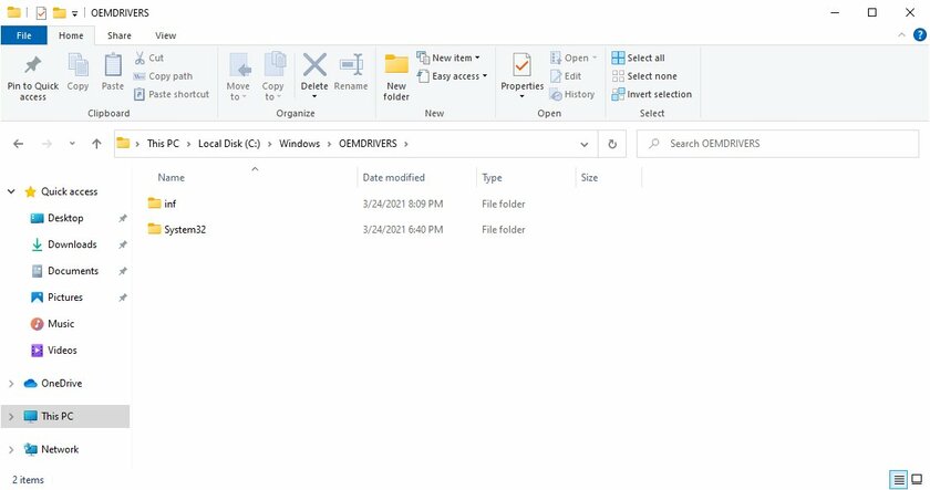 Windows 10 будет перемещать сторонние драйверы в отдельную папку вместо System32