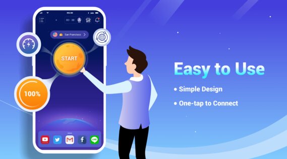 Light VPN 1.11. Скриншот 2