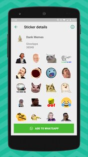Meme Stickers for WhatsApp 1.09. Скриншот 4