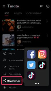 Tmate - Скачать видео из TikTok 1.3.8. Скриншот 5