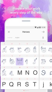 Fonty — создай свой шрифт 1.6. Скриншот 2