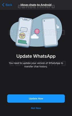 WhatsApp* запустит перенос диалогов между iOS и Android: его уже тестируют