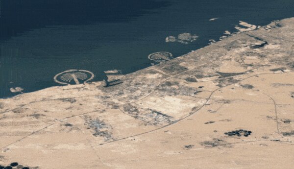 Google Earth получил крупное обновление: теперь сервис показывает, как менялась Земля со временем