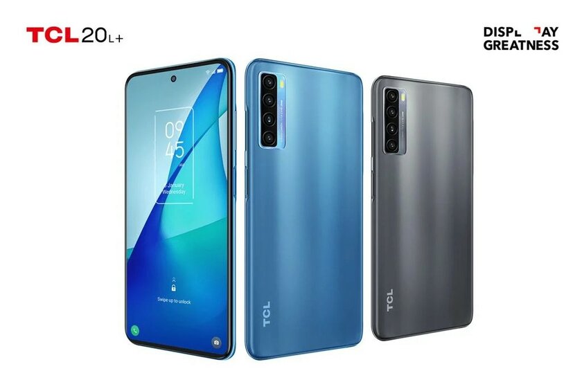 TCL представила новые смартфоны-середнячки серии TCL 20 и показала концепт растягивающегося устройства