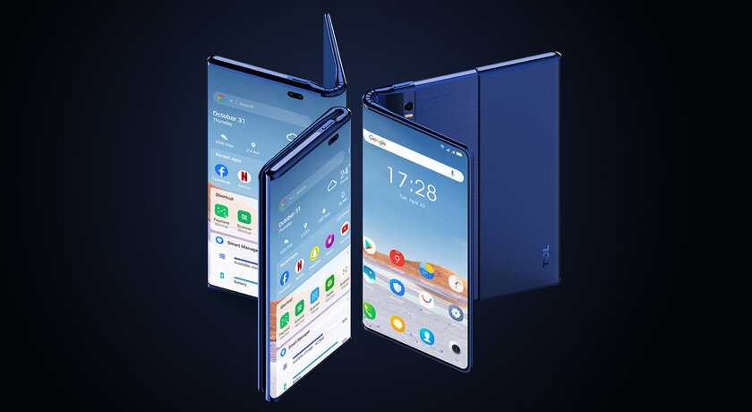 TCL представила новые смартфоны-середнячки серии TCL 20 и показала концепт растягивающегося устройства