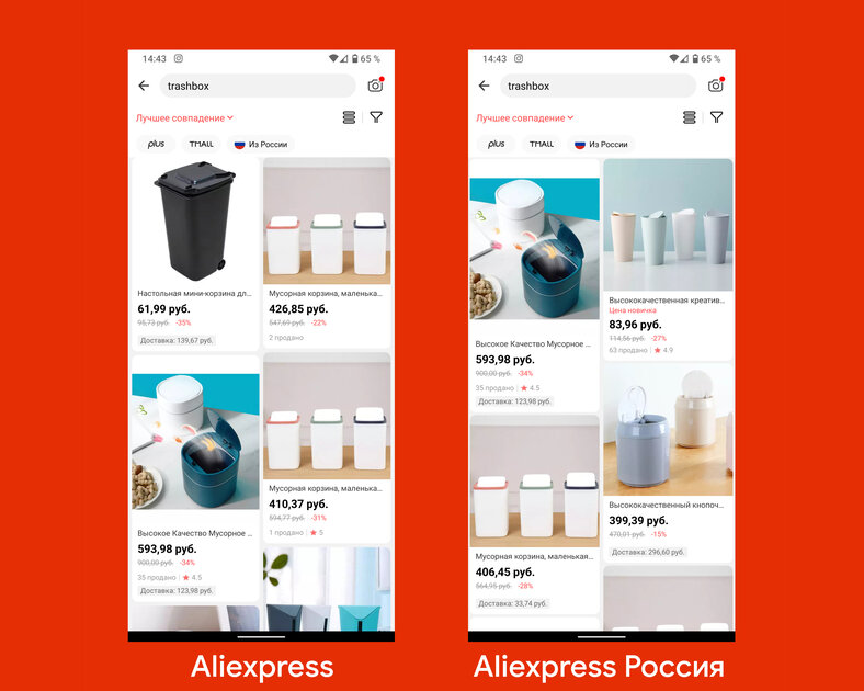 Чем новое российское приложение AliExpress отличается от обычного международного