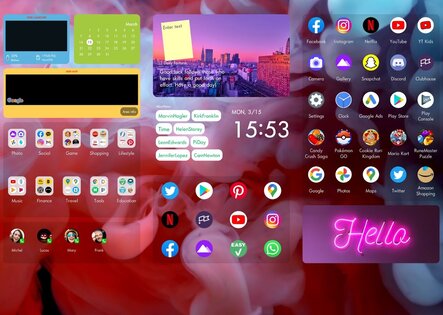 Wide Launcher 1.7.10. Скриншот 6