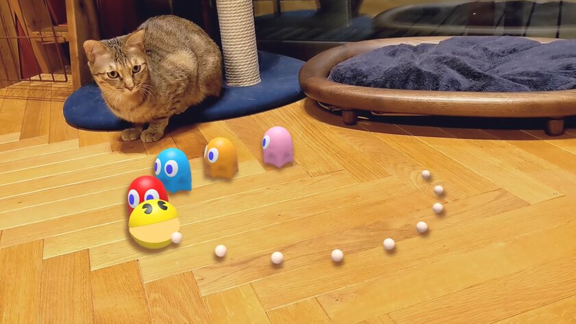 Google оживил Pac-Man и других мультяшек в AR: их можно «поселить» дома