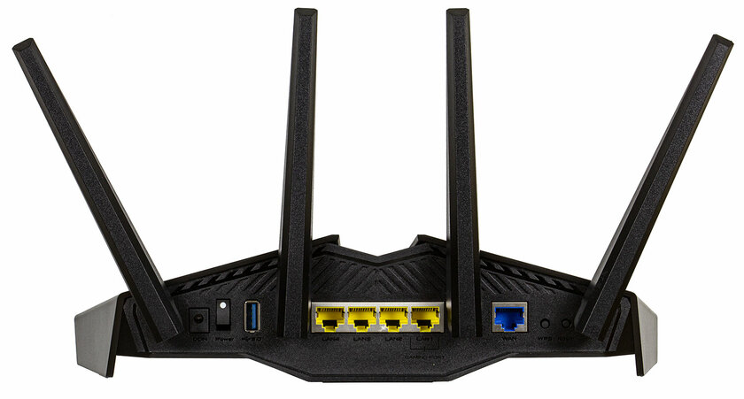 Обзор роутера ASUS RT-AX82U: космическая внешность и начинка — Упаковка, комплектация, внешний вид. 6