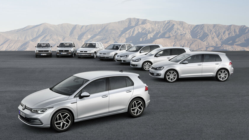 Новый Volkswagen Golf уже в России: цена стартует от 2,5 млн рублей
