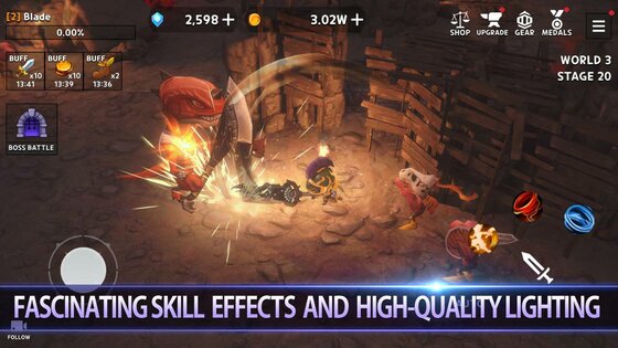 Dungeon Knight Idle 2.11.2. Скриншот 11
