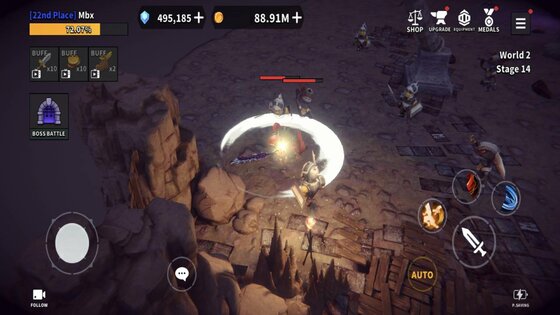 Dungeon Knight Idle 2.11.2. Скриншот 24
