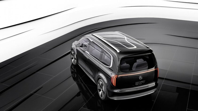 Mercedes показал странный электрический компактвэн: выглядит необычно, но красиво