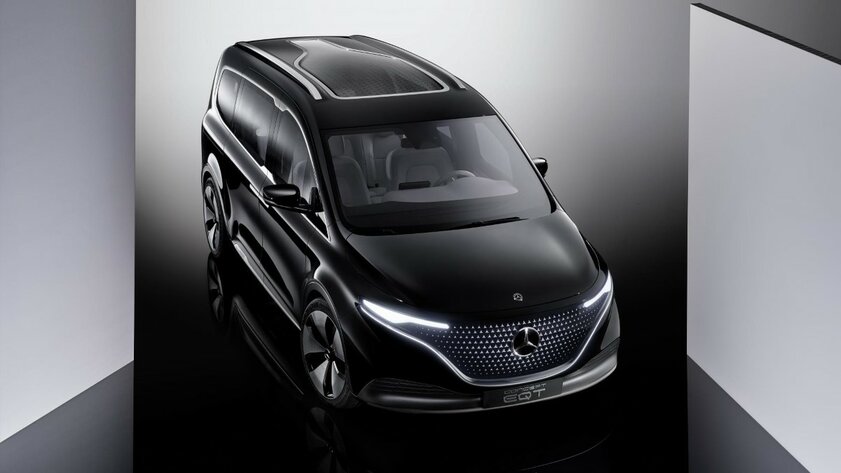 Mercedes показал странный электрический компактвэн: выглядит необычно, но красиво