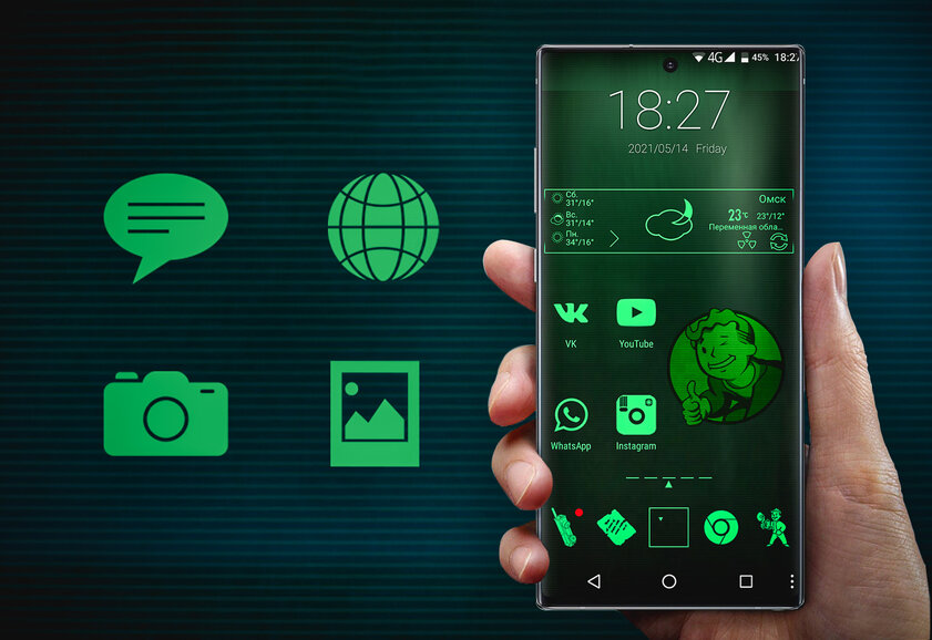 Превращаем Android в Pip-Boy из Fallout за 10 минут