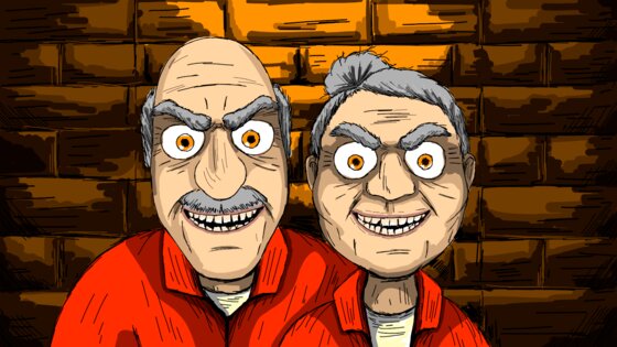 Grandpa and Granny 3 1.36. Скриншот 18