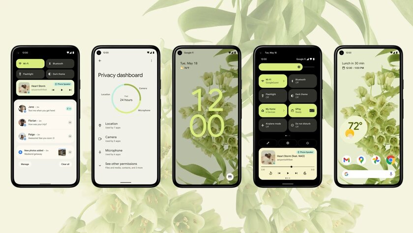 Адаптивная тема и детальная кастомизация: что нового в Android 12