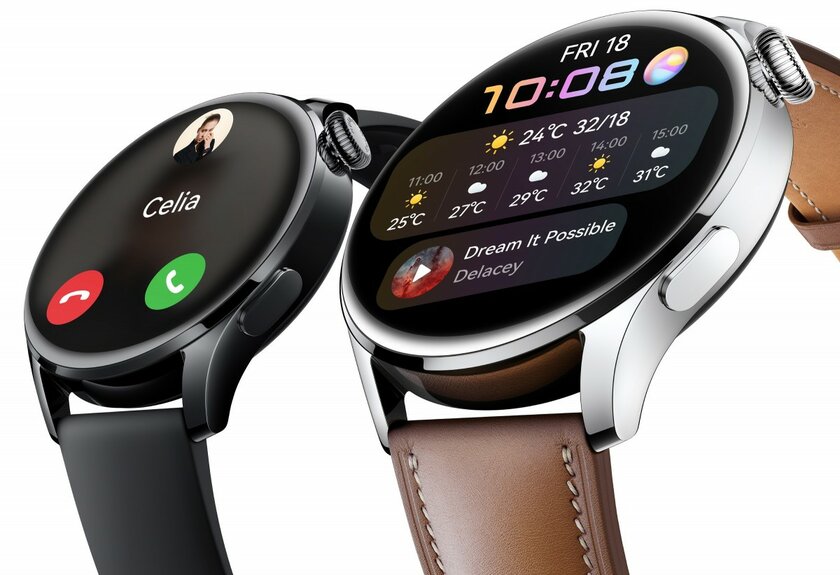 Представлены Huawei Watch 3: HarmonyOS, до 7 дней автономности и титановый корпус