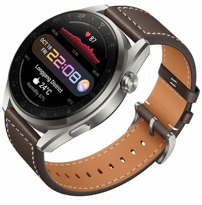 Представлены Huawei Watch 3: HarmonyOS, до 7 дней автономности и титановый корпус