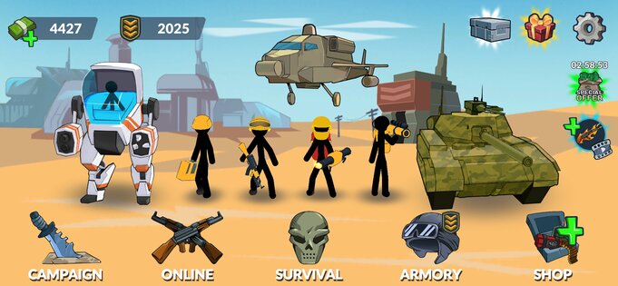 Stickman World Battle 1.30. Скриншот 8