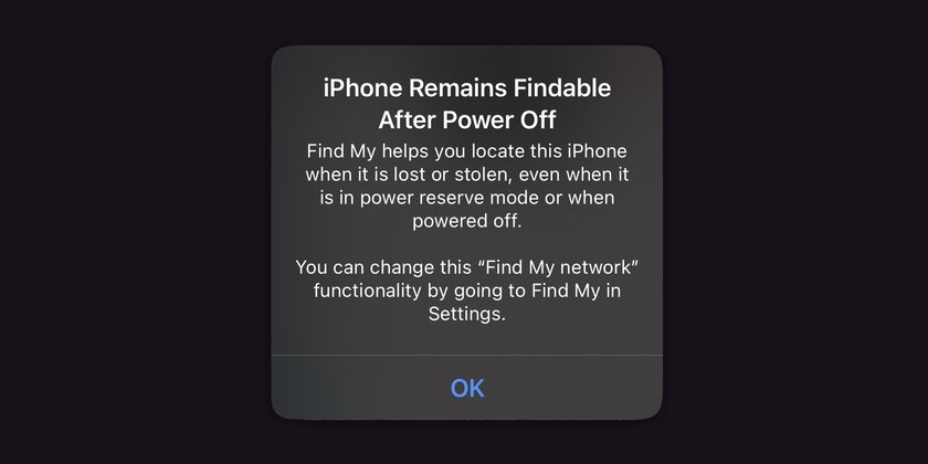 iPhone с iOS 15 можно отследить через Find My, даже если смартфон выключен