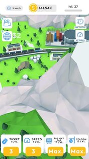 Idle Trains Railway Tycoon 0.81. Скриншот 4