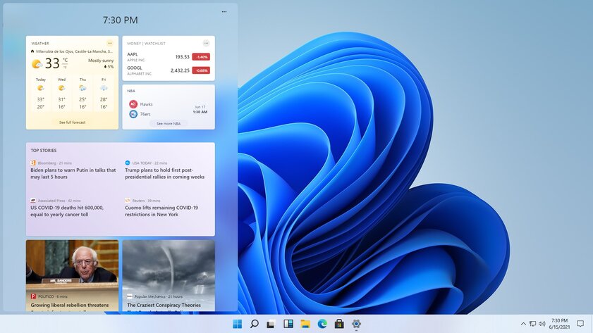 Инсайдер: сторонние виджеты всё-таки появятся в Windows 11