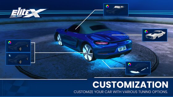 Elite X - Street Racer 1.2.13. Скриншот 4