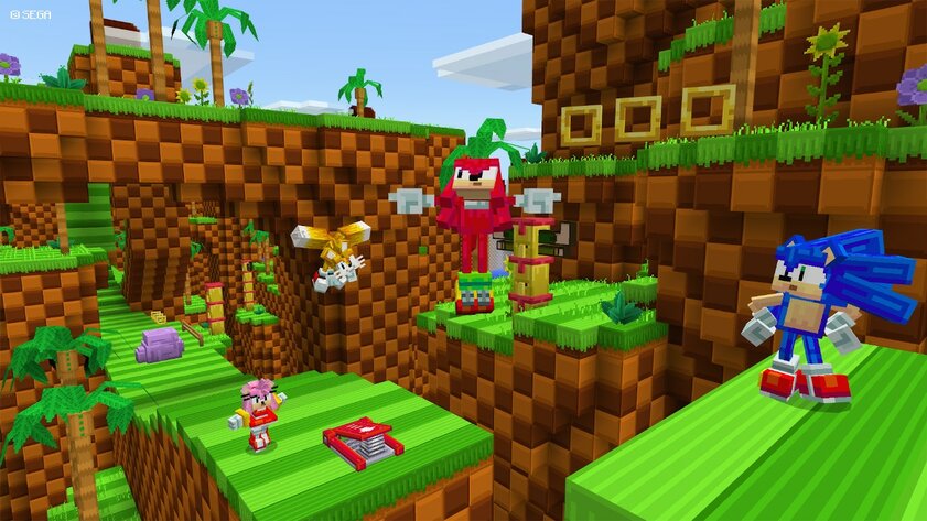В честь юбилея Соника SEGA выпустила DLC для Minecraft