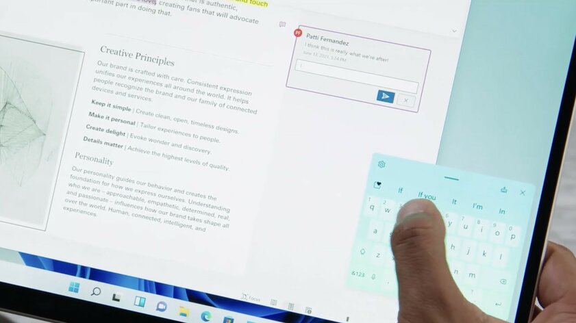 В Windows 11 появится улучшенная поддержка сенсорных экранов