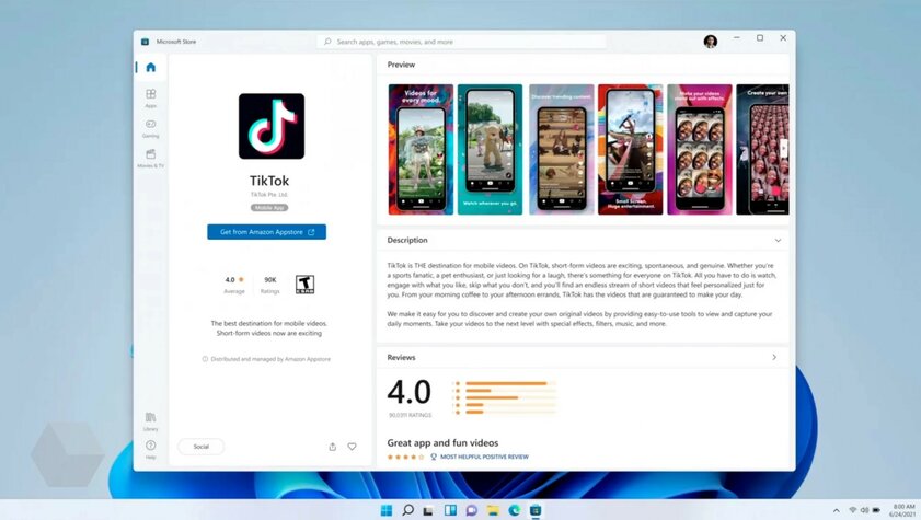В Windows 11 можно устанавливать приложения для Android, и это не эмуляция