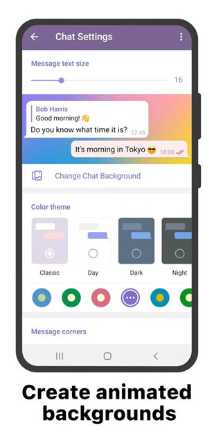 В Telegram появились анимированные фоны и групповые видеозвонки