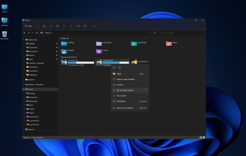 В Windows 11 полностью новый «Проводник»: как он выглядит и чем отличается