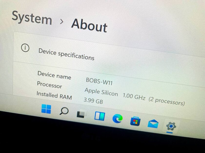 Windows 11 можно запустить на MacBook с процессором M1