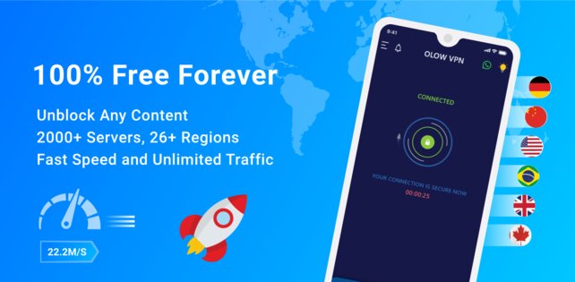 OLOW Lite VPN 1.4.0. Скриншот 1