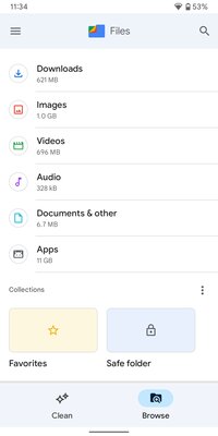 Google обновила дизайн своего файлового менеджера под стиль Android 12: сравнение «было/стало»