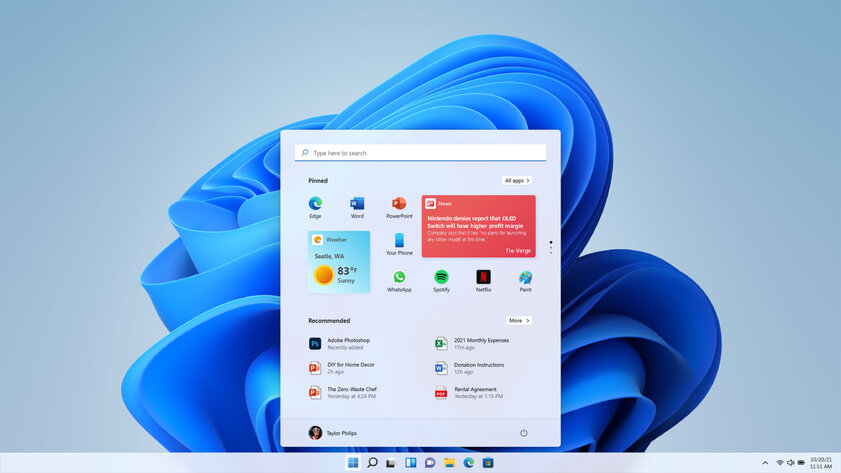Как выглядели бы живые плитки в «Пуске» Windows 11, если бы Microsoft не отказалась от них