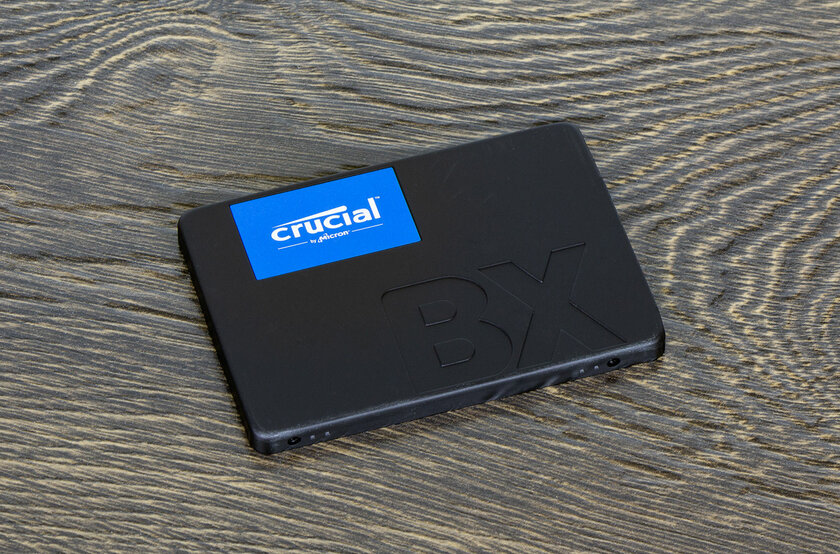 Обзор твердотельного накопителя Crucial BX500: недорогая модель с одним изъяном — Внешний вид, особенности конструкции. 3