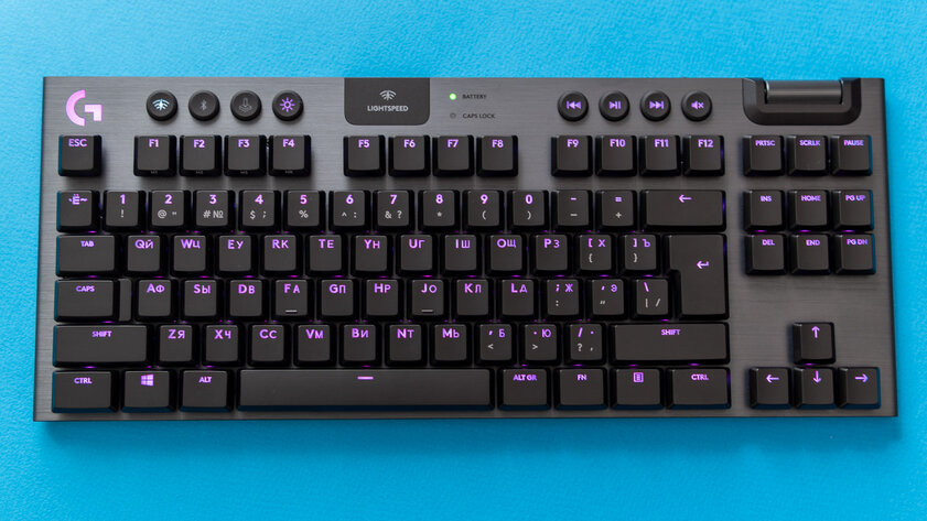 Миниатюрная, но игровая механика с необычными дополнениями. Обзор Logitech G915 TKL — Переключатели и производительность. 1