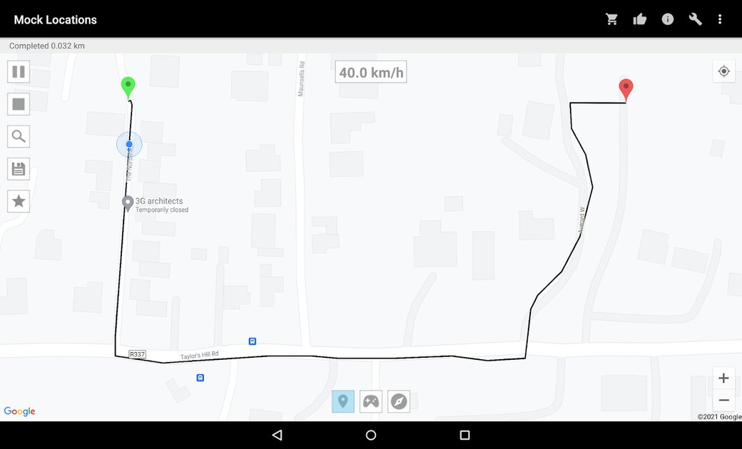 you have to set gps emulator as the mock location app - Ilustrasi 3
