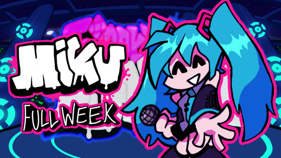 Miku Friday Night Funkin Mod 1.3. Скриншот 1