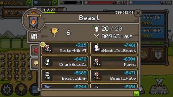 Grow Castle 1.40.10. Скриншот 4