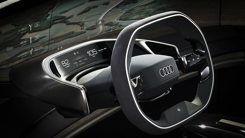 Audi показала Grandsphere: беспилотный электрокар с безумным кузовом и салоном космолёта