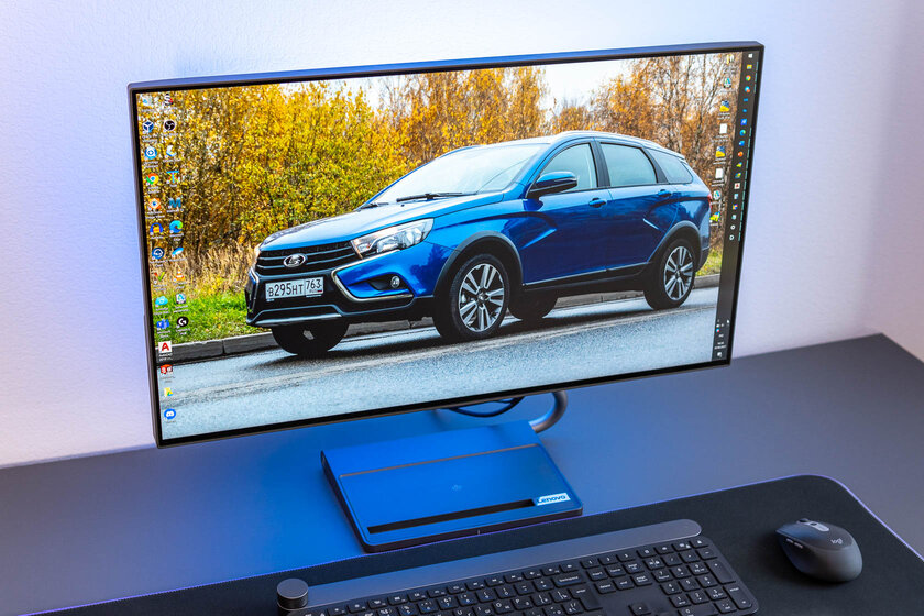 Монитор с беспроводной зарядкой гаджетов — это гениально. Тестирую Lenovo Qreator 27