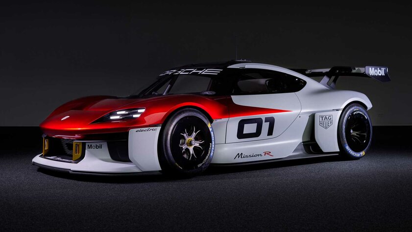 Porsche представила Mission R: гоночный электрокар на 1088 лошадей с нулевым вредом для экологии