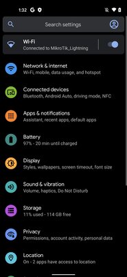 Чистый Android без слежки Google: что такое GrapheneOS и кому она пригодится — Отличия в интерфейсе. 6