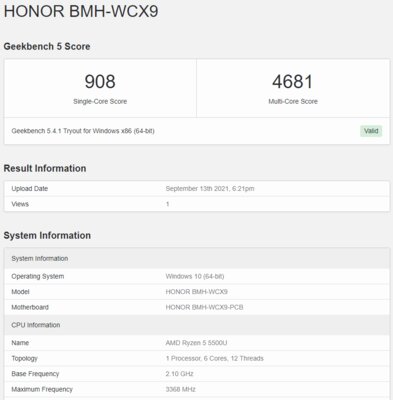 Теперь с Ryzen 5-го поколения. Обзор HONOR MagicBook 15 — Железо и производительность. 14